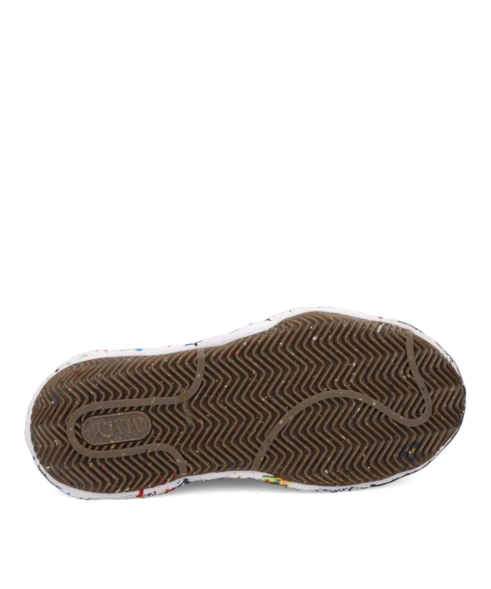 BLAKEY/ORIGINAL SOLE SPUTTERING CANVAS LOW-TOP SNEAKER